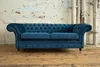 XXL Sofa 3 Sitzer Couch Chesterfield Polster Sitz Garnitur Produktbild-Vorschau 4