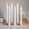 6 candele a LED, luce bianco caldo, 25 cm, senza fiamma, Anteprima dell’immagine prodotto 1