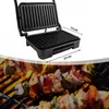 Kontaktgrill 1000W Panini Grill Toaster Klappbar 180° Produktbild-Vorschau 4