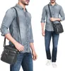 ROYALZ "Indianapolis" Vintage Leder Umhängetasche Herren Produktbild-Vorschau 2