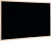 A black chalkboard with a light brown wooden frame. Produktbild-Vorschau