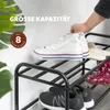 scarpiera a giorno eluno per 8 paia di scarpe in metallo Anteprima dell’immagine prodotto 3