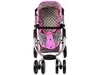 Leantoys Puppenwagen 2 in 1 Tragetasche rosa Sterne Produktbild-Vorschau 5
