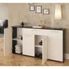 Kondela Viertürige Kommode mit Schublade Lunia – Schwarz / Produktbild-Vorschau 2