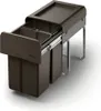 A pull-out trash bin system with two compartments, shown on a white background. Náhľad obrázku produktu