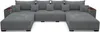 Allen U Ecksofa 360 x 185 cm, Sofa mit Schlaffunktion, Produktbild-Vorschau 1