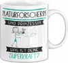 Naturforscherin Und Prinzessin Tasse Geschenk Für Eine Produktbild-Vorschau 1
