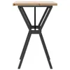 Design Esstisch Y-Gestell 80x50x75,5 cm Massivholz Kiefer & Produktbild-Vorschau 5