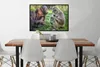 MuchoWow® MuchoWow® Gerahmtes Poster Affe - Gras - Tiere Produktbild-Vorschau 2