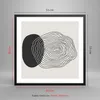 Gerahmtes Poster - Schwarzer Rahmen - Abstraktion Fleck Produktbild-Vorschau 5