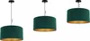 Suspension Lustre Velours doré Abat-jour Voir les images du produit 2