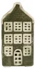 Clayre & Eef Dekoratives Haus mit LED Haus 4x4x8 cm Grün Produktbild-Vorschau 1