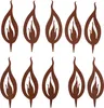 UNUS® Gartenstecker Flammen 10er-Set, Gartendeko in Produktbild-Vorschau 1
