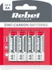 Rebel Greencell AA Batterien 4er-Set Zink-Kohle Produktbild-Vorschau 1