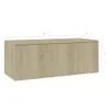 TV skříňka Sonoma dub 80x34x30 cm odvozený výrobek ze dřeva Náhled obrázku produktu 7