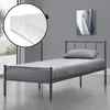 Metallbett 90 x 200cm mit Matratze Jugendbett mit Produktbild-Vorschau 2