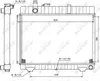 Kühler Motor Kühlrippen gelötet 622 - 415 mm NRF für u.a. Produktbild-Vorschau 18