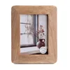 A wooden photo frame with a picture inside, placed on a white background. Podgląd zdjęcia produktu