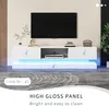 MODFU Meuble TV 160 cm - Design Moderne avec 2 Tiroirs - Voir les images du produit 7