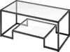 SucceBuy Moderner Couchtisch aus gehärtetem Glas, Produktbild-Vorschau 1