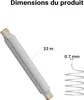 Wiltec filo per l'artigianato zincato color argento 0,7 mm Anteprima dell’immagine prodotto 9