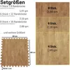 Sporttrend 24® 4 Schutzmatten ohne Randstücke Set (braun Produktbild-Vorschau 2