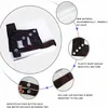 Collage of close-up images and diagrams highlighting features of a transparent tarp. Produktbild-Vorschau