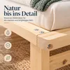 Homestyle4u Holzbett 100 x200 mit Lattenrost Natur Produktbild-Vorschau 34