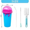 Slush Becher Silikon Squeeze Cup Gefrorene Maker Smoothie Produktbild-Vorschau 2