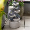 Solarbrunnen für draussen Kaskadenbrunnen H=49cm Produktbild-Vorschau 7