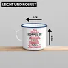 Trendation - Feuerwehr Frau Emaille Tasse Geschenk Frauen Produktbild-Vorschau 3