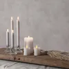 LED Stumpenkerze 'Flamme' - Echtwachs - warmweiße Flamme - H: 14cm - Batteriebetrieb - Timer Podgląd zdjęcia produktu