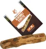 A dog chew toy made of olive wood is shown, with its packaging in the background. Anteprima dell’immagine prodotto