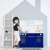 Blau Kinderküche Spielküche Kinderspielküche Holzküche Produktbild-Vorschau 2