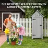HOMAVO Gerätehaus Holz mit UV-Schutz Pultdach, Gartenhaus Produktbild-Vorschau 7