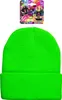 "Mütze Beanie Neon Grün"  Wolloptik Produktbild-Vorschau 6