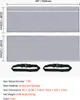 Product information and dimensions for a gray item. Anteprima dell’immagine prodotto