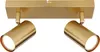 GLOBO 57911-2GO ROBBY Strahler Metall goldfarben gebürstet, Produktbild-Vorschau 2