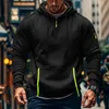 ASKSA Herren Hoodie Basic Jogging Sport Hoodie Kordelzug Produktbild-Vorschau 2