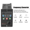 A frequency converter with its features listed and illustrated. Náhled obrázku produktu