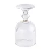 PRIMA DECO rýhované poháre na víno 270 ml so zlatým okrajom Náhľad obrázku produktu 2