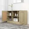 vidaXL Příborník Sonoma Dub 120x30,5x70 cm výrobek ze dřeva Náhled obrázku produktu 3