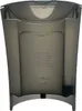 A clear, front-on studio shot of a gray plastic water tank. Produktbild-Vorschau