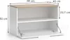 Kredens Vicco Wido Biały/Sonoma 80 x 50 cm z 1 zamkniętą Podgląd zdjęcia produktu 2
