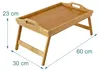 Relaxdays, inklapbaar bedtafeltje, serveertafel met poten, Productafbeelding-voorbeeld 4