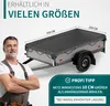 TRAILERKRAFT® Anhängernetz Feinmaschig 2,5x3,5m schwarz - Produktbild-Vorschau 4