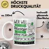 Tierpsychologin Tasse Geschenk Spruch Wer Will Schon Produktbild-Vorschau 3