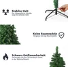 Umelá jedľa 180 cm - vianočný stromček zelený - realistická Náhľad obrázku produktu 5