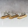 3er Set Schriftzug Lebe Lache Liebe L23cm Metall Silber Produktbild-Vorschau 5
