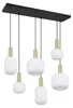 Lampada a sospensione DIVA bianco-nero-ottone 6xE27x10W Anteprima dell’immagine prodotto 12
